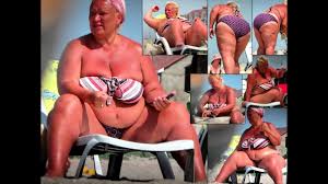 Beach Candid Galleries (Chubby BBW Granny Milf) - EPORNER