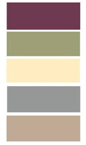 Homemade Color Palette Purple Burgundy Rug Curtains Borders Olive Green Kitchen Living Room Green Brown Living Room Decor