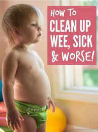 How To Clean Up Wee, Sick And Poo | Mums Make Lists