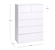 Free delivery and returns on ebay plus items for plus tallboy bedroom dressers are great pieces of bedroom furniture that are taller than they are wide, fitting comfortably into your bedroom, with many. Como Tallboy In White Fantastic Furniture