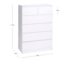 Curbside pickup · savings spotlights · everyday low prices Como Tallboy In White Fantastic Furniture