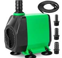 Tawatiler 800GPH Submersible Pump(3000L/H, 24W),Ultra Quiet Water Fountain  Pump with 10ft. High Lift with 6.5ft. Power Cord, 3 Nozzles for Fish Tank,  ...