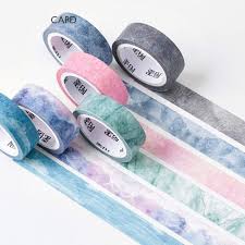 6 Unids Lote Conjunto De Cinta Washi De Color Natural Azul Cielo Purpura Estrella Rosa Sakura Deco Cinta Adhes Articulos Escolares Washi Tape Ideas Cinta Washi