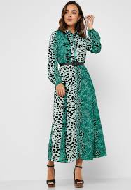 leopard print long sleeve dress