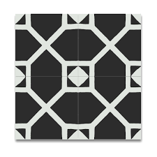 Black And White Moroccan Tiles Handmade Mogador In Black And White Tile Pack Of 12 Morocco Black And White Tiles Tiles Moroccan Tiles