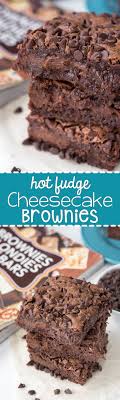 Hot Fudge Cheesecake Brownies Crazy For Crust Recipe Desserts Brownies Recipe Easy Hot Fudge