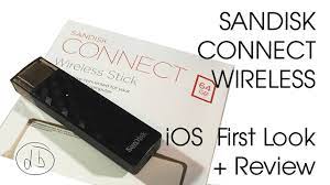 Have important files in my usb drive. Sandisk Connect Wireless Stick 64gb Ipad And Iphone First Look And Review Youtube