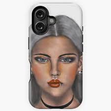 Girl with piercing" Greeting Card for Sale by silan-chen-art