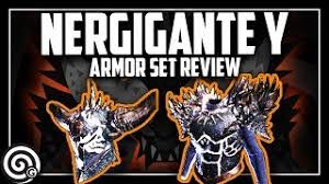 Decking your hunter out in kickass armor is what makes monster hunter world so damn addictive. Armor Review Nergigante Y Gamma Set Monster Hunter World Youtube