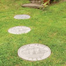 Our massive range includes different styles of gravel, garden stones, slate, flint and so much more. Half Penny Autumn Brown Stepping Stone Departments Diy At B Q Garden Stepping Stones Diy Stepping Stones Stone Decor