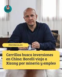 El intendente de Cerrillos viajará a China para atraer inversiones al Valle de Lerma