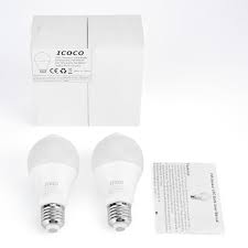 Height 90mm x width 65mm x depth 80mm. 2 X 120v Ac 9w Warm White Led E26 27 Base Light Bulb With Motion Sensor