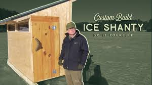 13 fishing, abu garcia, shimano, pfluger, humminbird, lowrance Custom Homemade Ice Shanty Build Overview Higher Elevations Adventures Youtube