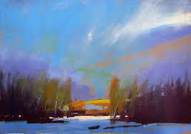 Drawing Triptych Original Art By Tony Allain Contemporary Landscape Artists Abstract Art Landscape Landscape Art