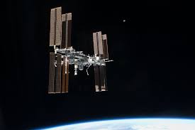 Image result for international space station through telescope