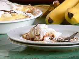Nutella Banana Cream Pie With Pretzel Crust Creme De Banane Recette Tarte Tarte A La Creme De Banane