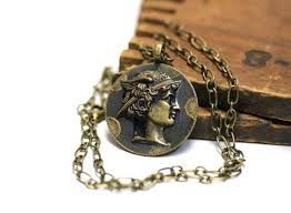 Hermes Necklace Antique Mercury Jewelry Greek Mythology Roman God Myth Ancient Greece Quot Messenger Of The Hermes Necklace Jewelry Beautiful Necklaces