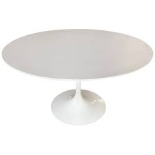 Traditional round dining table sets 36 inch round dining table set elegant traditional casual dinette. Eero Saarinen Tulip 42 Round Dining Table For Knoll For Sale At 1stdibs