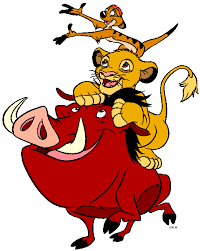 Resultado de imagen de gif del rey leon con timon y pumba de disney