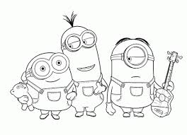 Dibujos De Minions Para Colorear