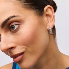 Claudia Hoops in Silver