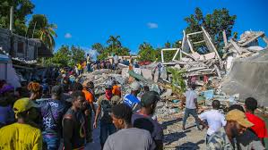 The quake struck 8km (five miles) from the town of petit trou de nippes. Oumcubyv5xtf M