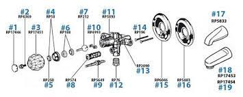 To fix a leaking delta bathtub mixer faucets parts. Delta Two Handle Shower Faucet Parts Delta Bathtub And Shower Valve Repair Parts Delta Two Handle Shower Faucet 2 Val Shower Valve Faucet Parts Shower Faucet