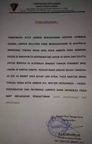 Oen solobaru) demalang rt 01 rw vi kudu baki sukoharjo. Lowongan Kerja Di Australia Info Ambon