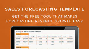 Purpose of subscription revenue forecast models. Free Sales Forecast Template From Hubspot