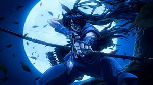 Tons of awesome blue anime wallpapers to download for free. Hd Wallpaper Black Haired Man Holding Bow Illustration Drifters Anime Blue Wallpaper Flare