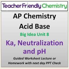 Acid Base Neutralization Worksheets Teaching Resources Tpt