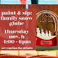 Paint & Sip: Family Snow Globe event image