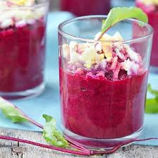 Verrines Betterave Boursin Et Thon Recette Alimentation Verrines Betterave Betterave