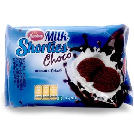 Milk shorties Choco 310g