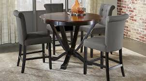 Teraves dining table set for 4/computer desk,kitchen table with 2 chairs and a bench,table and chairs dining set 4 picce set for dining room (black oak+black frame) 4.1 out of 5 stars 173 $199.99 $ 199. Black Brown Gray Dining Room Furniture Ideas Decor