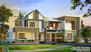 This little urban cabin is cleverly designed for it to have enough space for kitchen, living area, bathroom, nursery room, and an upstairs sleeping loft. Mix Roof Style Modern House In 400 Sq Yd Kerala Home Design And Floor Plans 8000 Houses