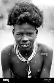 Hairy Dassanech Teenage Boy Portrait Omorate Ethiopia Stock Photo - Alamy