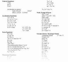 Image Result For Basic Physics Formula Sheet Basic Physics Physics Formulas Basic Physics Formulas