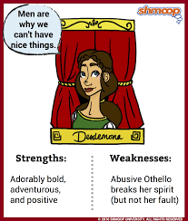 By doing that he plants jealousy into othello's mind. Desdemona In Othello Desdemona Character Traits Shmoop
