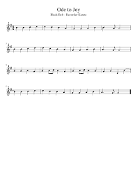Find your perfect arrangement and access a variety of transpositions so you can print and play instantly, anywhere. Ode To Joy Sheet Music For Recorder Solo Musescore Com