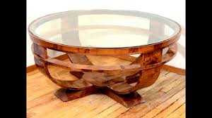 Sean dix antonello round coffee table 90 and 120cm coffee table. Marvelous Round Glass Top Coffee Table With Wood Base Youtube