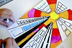 Realizzo tutti i tipi di disegni creativi, dalla combustione del legno e il mosaico alla creazione di gioielli e disegni unici!!! Grattacieli In Prospettiva Arte A Scuola