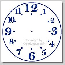 Mit dieser kostenlosen vorlage, von einer analogen uhr, kann ihr kind die uhrzeit spielerisch erlernen. Ziffernblatt Zahlen Kreativzauber