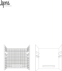 Nov 20, 2020 · because a shower enclosure is a wet installation, you must waterproof the walls and the framing. Https Www Manualshelf Com Manual Lyons Pst01603259 Installation Instructions English Html