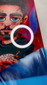 Fire Art Post Malone