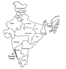 All the details regarding the indian state karnataka is available in the karnataka map. On The Outline Map Of India Shade And Label Kanara Class 11 Social Science Cbse