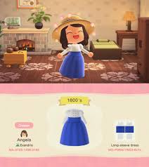 1800 S Style Dress Got Into A Jane Austen Mood So I Decided To Make My Villager Look The Part Acnh Animal Crossing Animal Crossing Qr New Animal Crossing