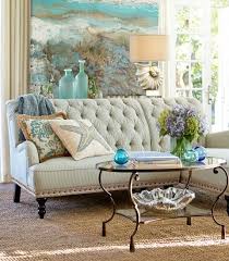 Coastal Living Room Idea Sofa Pillow Inspiration Sea Green In 2020 Beachy Living Room Teal Living Room Decor Living Room Decor