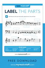 Label The Parts Activity Sheet Music Theory Lessons Music Teaching Resources Music Activities