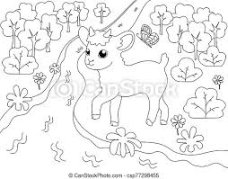 Make sure that these farm coloring pages have some animals as well to make it more interesting for them. Children Coloring Book Farm Animal Goat On The River Bank Meadow Vector Cartoon Children Coloring Book Farm Animal Canstock